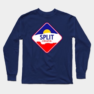 Split Croatia Long Sleeve T-Shirt